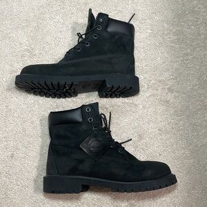 Men’s Timberland Black Waterproof Boots | Size 4.5 | Rugged Outdoor